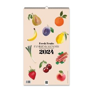 Design Familienkalender 2024 "Fresh Fruits"