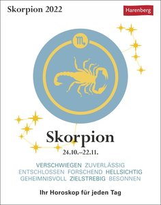 Skorpion Kalender 2022