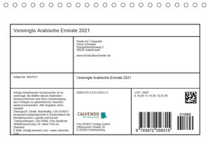 Vereinigte Arabische Emirate 2021 (Tischkalender 2021 DIN A5 quer)