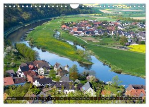 Im Weserbergland - Von Hannoversch Münden bis Minden (Wandkalender 2024 DIN A4 quer), CALVENDO Monatskalender