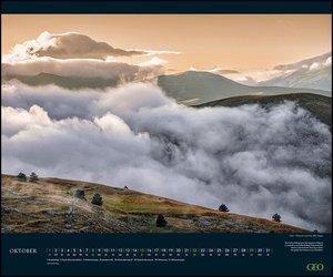 GEO Wolkenspiele 2023 - Wand-Kalender - Natur-Kalender - Poster-Kalender - 60x50