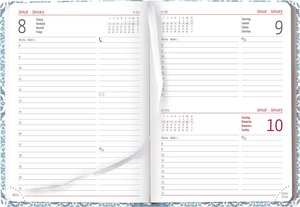 Mini-Buchkalender Style Oriental 2025 - Taschen-Kalender A6 - Elefant - Day By Day - 352 Seiten - Notiz-Buch - Alpha Edition