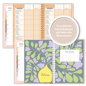 XXL Familienplaner 2022 für bis zu 8 Personen. Familienkalender 2022 Ringbuch mit stabilem Hardcover. Viel Platz für Termine, Aufgaben, Todos und Haushaltsplanung. Inklusive Monatsüberblick, Jahresübersicht, Stundenplan, Feiertage, Schulferien uvm.