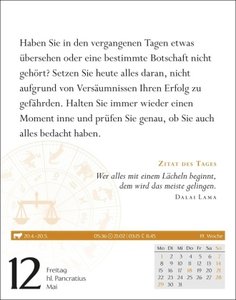 Waage Sternzeichenkalender 2023: Tagesabreißkalender. Mini-Tischkalender 2023 mit täglichem Horoskop. Kleiner Kalender mit täglichem Blick in die Sterne.