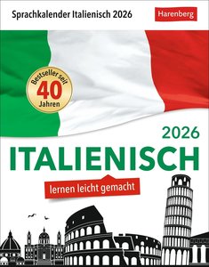 Italienisch Sprachkalender 2026