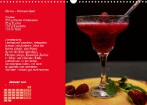 Faszination rote Cocktails (Wandkalender 2023 DIN A3 quer)