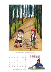 Der Otfried-Preußler-Kalender 2025 – Wandkalender für Kinder – Mit Räuber Hotzenplotz, Kleiner Hexe und Co. – 29,7 x 42 cm – Spiralbindung
