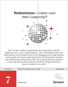 Der Philosophie-Kalender Tagesabreißkalender 2026