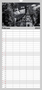 Familienplaner Ein Blick auf Homberg an der Ohm (Wandkalender 2023 , 21 cm x 45 cm, hoch)