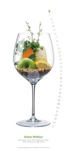 Weinaromen 2025 - Wandkalender - Weinsorten und wonach sie schmecken Hoch-Format 22 x 49,5 cm