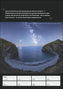 Stephen Hawking - Universum Wochenplaner 2024. Spannender Wandkalender mit 53 faszinierenden Bildern und Zitaten. Terminkalender 2024 für die Wand. 25 x 35,5 cm