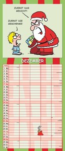 Lach mal wieder... 2025 Familienplaner - Familienkalender - Wandkalender - 19,5x45