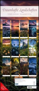 Traumhafte Landschaften 2023 - DUMONT Wandkalender - mit den wichtigsten Feiertagen - Hochformat 30,0 x 70 cm