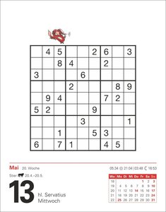 Sudoku Tagesabreißkalender 2026