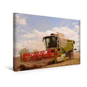 Premium Textil-Leinwand 45 cm x 30 cm quer Ein Motiv aus dem Kalender Landwirtschaft - Giganten im Kornfeld