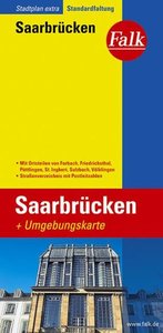 Falk Stadtplan Extra Saarbrücken 1:20.000