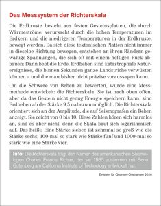 Einstein für Quanten-Dilettanten Tagesabreißkalender 2026