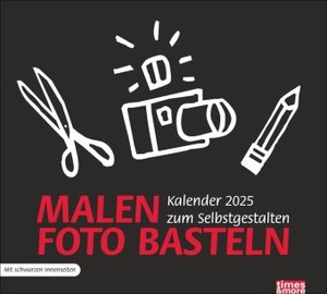 times&more Bastelkalender schwarz 2025
