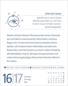 Skorpion Sternzeichenkalender 2026