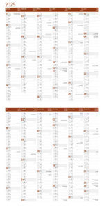 Erdmännchen Kalender 2025 - 30x30