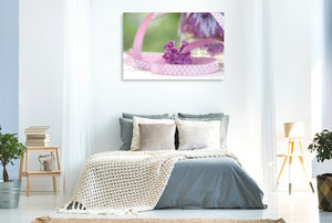 Premium Textil-Leinwand 120 cm x 80 cm quer Ein Motiv aus dem Kalender Blüten - Zauber aus dem Garten