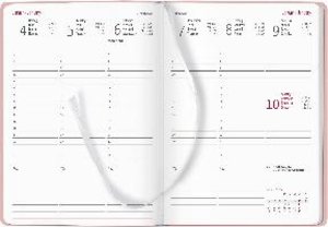 Ladytimer Deluxe Salmon 2023 - Taschen-Kalender A6 (10,7x15,2 cm) - Tucson Einband - mit Motivprägung - Weekly - 128 Seiten - Alpha Edition