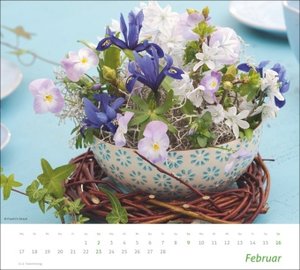 times&more Blumen Bildkalender 2025