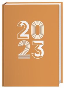Neon Orange Kalenderbuch A5 2023