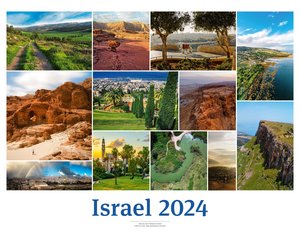 Israel 2024 - White Version Wandkalender