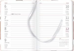Minitimer Style Blumenwiese 2025 - Taschen-Kalender A6 - Weekly - 192 Seiten - Notiz-Buch - mit Info- und Adressteil - Alpha Edition