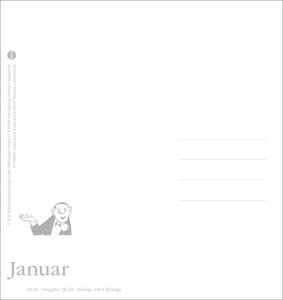 Loriot Postkartenkalender 2026