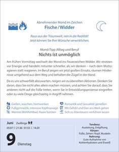 Leben mit dem Mond Tagesabreißkalender 2026