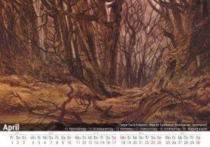 Gemälde von Caspar David Friedrich 2022 - Timokrates Kalender, Tischkalender, Bildkalender - DIN A5 (21 x 15 cm)