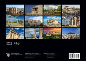 Athen 2022 - Black Edition - Timokrates Kalender, Wandkalender, Bildkalender - DIN A4 (ca. 30 x 21 cm)