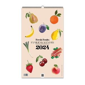 Design Familienkalender 2024 "Fresh Fruits"