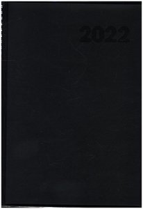 Wochenkalender Modell 781, 2022 Kunststoff-Einband schwarz