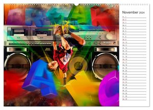 Break Dance (Wandkalender 2024 DIN A2 quer), CALVENDO Monatskalender