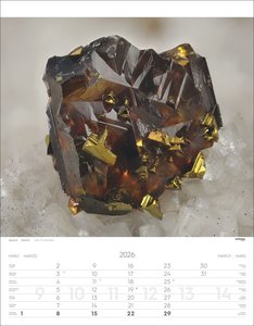 Mineralien Kalender 2026