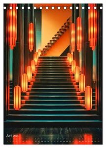 Treppen Architektur (Tischkalender 2024 DIN A5 hoch), CALVENDO Monatskalender