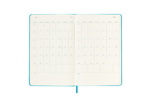 Moleskine 18 Monate Tageskalender - Color 2022/2023, Large/A5, Manganblau