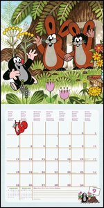 Der kleine Maulwurf 2023 - Wand-Kalender - Broschüren-Kalender - 30x30 - 30x60 geöffnet - Kinder-Kalender