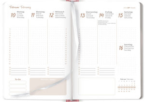 Lady Journal Unicorn 2025 - Einhorn - Taschenkalender A6 - Weekly - 192 Seiten - Notiz-Buch - Termin-Planer - Alpha Edition