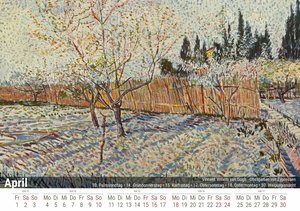 Vincent Willem van Gogh 2022 - Timokrates Kalender, Tischkalender, Bildkalender - DIN A5 (21 x 15 cm)
