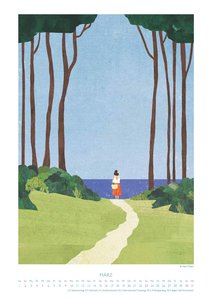 Feeling Nature 2025 – Outdoor-Illustrationen von Henry Rivers – Kalender von DUMONT– Wand-Kalender – 29,7 x 42 cm