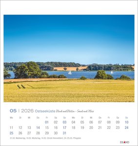 Ostseeküste Postkartenkalender 2026