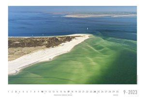 Seeblick 2023 - Bildkalender quer 49,5x33 cm - Sea View - die schönsten Strandbilder - Landschaftskalender - Wandkalender - Wandplaner