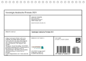 Vereinigte Arabische Emirate 2021 (Tischkalender 2021 DIN A5 quer)