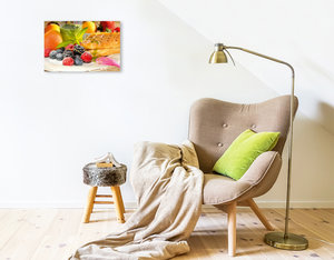 Premium Textil-Leinwand 45 cm x 30 cm quer Ein Motiv aus dem Kalender Süße Verführung