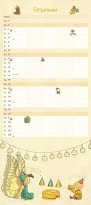 Die kleine Hummel Bommel Familienkalender 2025 – Familienplaner mit 5 Spalten – Format 22 x 49,5 cm – Von Britta Sabbag & Maite Kelly – Illustriert von Joëlle Tourlonias