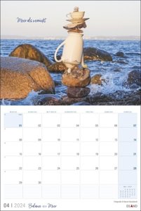 Balance & Meer Mini-Broschurkalender 2024: 12 Wackelkandidaten von Bernd Standhardt in einem praktischen Wandplaner mit Raum für Notizen. Foto-Kalender 2024.